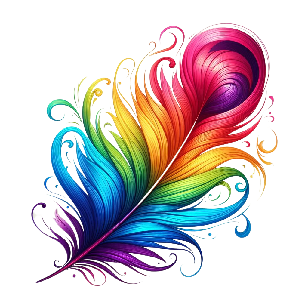 Une Plume Colorée